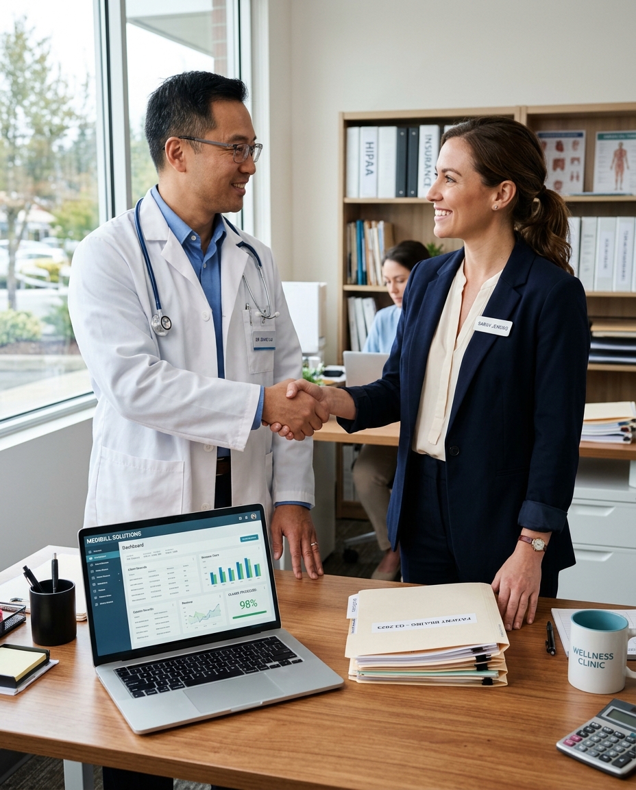 Medical billing support for healthcare providers